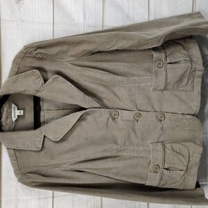 𝅺ST. John's Bay Tan Corduroy Jacket Size XL, w/Stretch